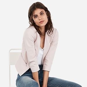 Pale Pink Cropped Blazer